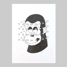 画像をギャラリービューアに読み込む, “ネオシルク版画(A3_10)” 牛木匡憲