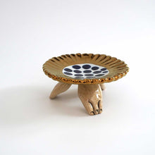 Load image into Gallery viewer, <tc>"Three legs Gold Small Plate" SANZOKU</tc>