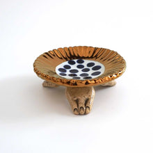 Load image into Gallery viewer, <tc>"Three legs Gold Small Plate(mini)" SANZOKU</tc>