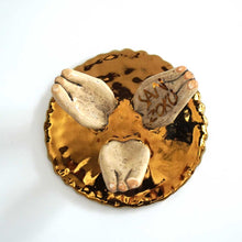 Load image into Gallery viewer, <tc>"Three legs Gold Small Plate" SANZOKU</tc>