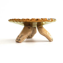 Load image into Gallery viewer, <tc>"Three legs Gold Small Plate" SANZOKU</tc>