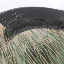 画像をギャラリービューアに読み込む, 奥山泉「しばふ猫皿」