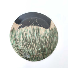 画像をギャラリービューアに読み込む, 奥山泉「しばふ猫皿」