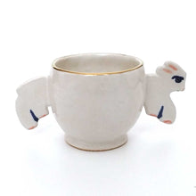 画像をギャラリービューアに読み込む, SANZOKU「動物カップ(卯さぎ)」