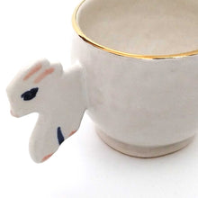 画像をギャラリービューアに読み込む, SANZOKU「動物カップ(卯さぎ)」