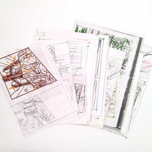 Load image into Gallery viewer, <tc>“Fashion and Closed Room - Original Draft Set” Yuichi Yokoyama</tc>