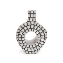 画像をギャラリービューアに読み込む, Tenko "ドーナツ・タイル花瓶 (白) "