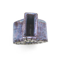 画像をギャラリービューアに読み込む, Tenko "ドーナツ・タイル花瓶 (青) "