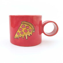 画像をギャラリービューアに読み込む, Imustan マグカップ "山/ピザ"