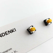 Load image into Gallery viewer, <tc>"Switch Earrings (yellow)" SINDENKI</tc>