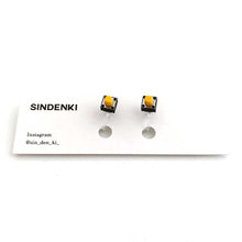 画像をギャラリービューアに読み込む, "スイッチイヤリング(黄)" SINDENKI