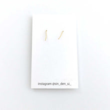 画像をギャラリービューアに読み込む, "電子基板3連ピアス(青/ゴールド)" SINDENKI