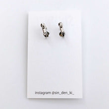 画像をギャラリービューアに読み込む, "電子基板3連イヤリング(緑)" SINDENKI