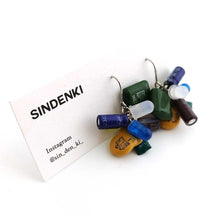 画像をギャラリービューアに読み込む, "電子部品のお花ピアス(緑)" SINDENKI