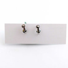 画像をギャラリービューアに読み込む, "電子部品のお花イヤリング(青)" SINDENKI