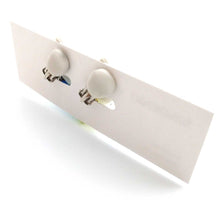 画像をギャラリービューアに読み込む, "電子部品の花瓶お花イヤリング(白)" SINDENKI