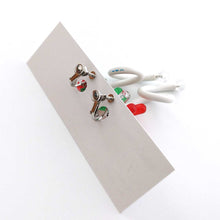 画像をギャラリービューアに読み込む, "電子部品の一輪お花イヤリング(赤)" SINDENKI
