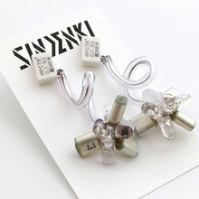 画像をギャラリービューアに読み込む, "電子部品のうねうねピアス" SINDENKI