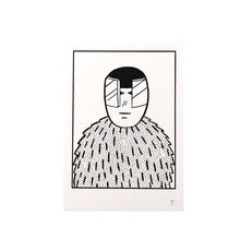 Load image into Gallery viewer, <tc>"Ok Des Paris Mini Print - Fur Clad Man (Black)" Yuichi Yokoyama</tc>