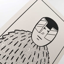 Load image into Gallery viewer, <tc>"Ok Des Paris Mini Print - Fur Clad Man (Black)" Yuichi Yokoyama</tc>