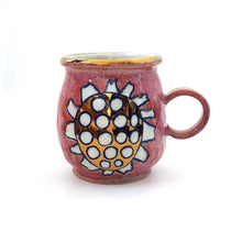 画像をギャラリービューアに読み込む, SANZOKU「花カップBig(溶ける釉薬カラー)ラズベリー」