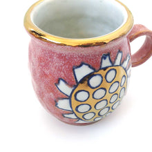 画像をギャラリービューアに読み込む, SANZOKU「花カップBig(溶ける釉薬カラー)ラズベリー」