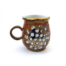 画像をギャラリービューアに読み込む, SANZOKU「花カップBig(溶ける釉薬カラー)ダークモカ」