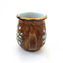 画像をギャラリービューアに読み込む, SANZOKU「花カップBig(溶ける釉薬カラー)ダークモカ」