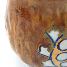 画像をギャラリービューアに読み込む, SANZOKU「花カップBig(溶ける釉薬カラー)ダークモカ」