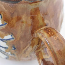 画像をギャラリービューアに読み込む, SANZOKU「花カップBig(溶ける釉薬カラー)ダークモカ」