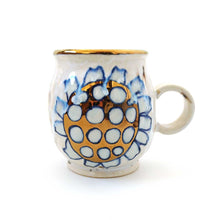 画像をギャラリービューアに読み込む, SANZOKU「花カップBig(溶ける釉薬カラー)ホワイトモカ」