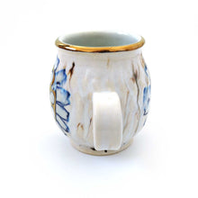 画像をギャラリービューアに読み込む, SANZOKU「花カップBig(溶ける釉薬カラー)ホワイトモカ」