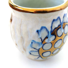 画像をギャラリービューアに読み込む, SANZOKU「花カップBig(溶ける釉薬カラー)ホワイトモカ」