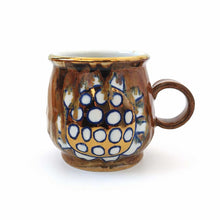 画像をギャラリービューアに読み込む, SANZOKU「花カップ(溶ける釉薬カラー)ダークモカ」
