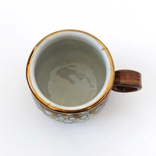 画像をギャラリービューアに読み込む, SANZOKU「花カップ(溶ける釉薬カラー)ダークモカ」