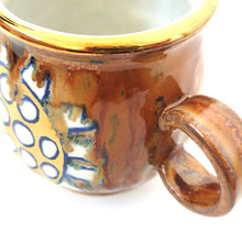 画像をギャラリービューアに読み込む, SANZOKU「花カップ(溶ける釉薬カラー)ダークモカ」