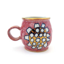 画像をギャラリービューアに読み込む, SANZOKU「花カップ(溶ける釉薬カラー)ラズベリー」