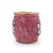 画像をギャラリービューアに読み込む, SANZOKU「花カップ(溶ける釉薬カラー)ラズベリー」