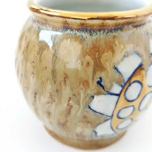 画像をギャラリービューアに読み込む, SANZOKU「花カップ(溶ける釉薬カラー)カプチーノ」