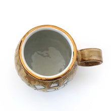 画像をギャラリービューアに読み込む, SANZOKU「花カップ(溶ける釉薬カラー)カプチーノ」