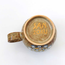 画像をギャラリービューアに読み込む, SANZOKU「花カップ(溶ける釉薬カラー)カプチーノ」