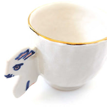 画像をギャラリービューアに読み込む, SANZOKU「動物カップ(卯さぎ)」