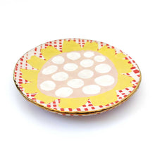 画像をギャラリービューアに読み込む, SANZOKU「お花のお皿(赤)」