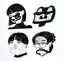 画像をギャラリービューアに読み込む, “ステッカーセット・ポイズン” 牛木匡憲