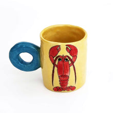 Load image into Gallery viewer, Imustan mug "lobster / hand"
