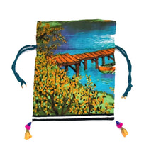 Load image into Gallery viewer, <tc>"Thai Blessed Kinchaku (Drawstring Bag)" ofukuwake</tc>