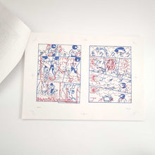 Load image into Gallery viewer, "'Baby Boom' B4 printing sample galley printing full page set" Yuichi Yokoyama