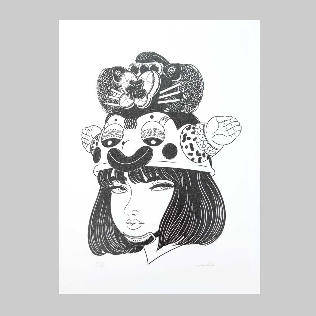 <tc>“A3 Neo Silk Print (Fukuko)” Masanori Ushiki</tc>