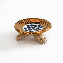 Load image into Gallery viewer, <tc>"Three legs Gold Small Plate(mini)" SANZOKU</tc>
