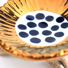 Load image into Gallery viewer, <tc>"Three legs Gold Small Plate(mini)" SANZOKU</tc>
